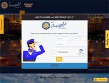 Tablet Screenshot of panacheacademy.com